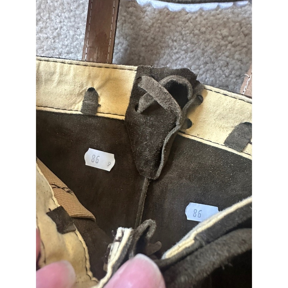 Vintage Lederhosen Leather Germany Octoberfest children's Suspenders Shorts - Picture 3 of 6